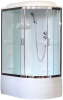 Душевая кабина Royal Bath  RB 8120BK1-T-CH (прозрачное) левая фото в интернет-магазине «Wasser-Haus.ru»