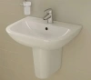 Раковина VitrA S20 5502B003 с полупьедесталом фото в интернет-магазине «Wasser-Haus.ru»