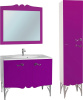 Шкаф-пенал Bellezza Эстель 40 L фиолетовый фото в интернет-магазине «Wasser-Haus.ru»