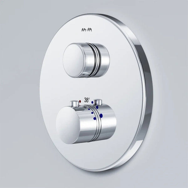 Термостатический смеситель встраиваемый AM.PM Inspire V2.0 F50A75700 для ванны с душем фото в интернет-магазине «Wasser-Haus.ru»