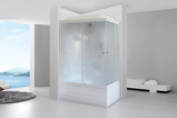 Душевая кабина Royal Bath  RB 8120BP1-M (матовое) левая фото в интернет-магазине «Wasser-Haus.ru»