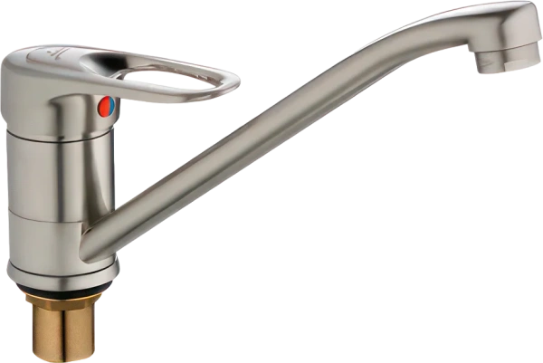 Смеситель для кухни Ledeme H04A L4904A сатин фото в интернет-магазине «Wasser-Haus.ru»