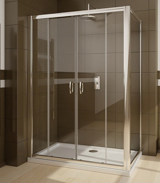 Душевой уголок Radaway Premium Plus DWD+S 140x75 прозрачное стекло фото в интернет-магазине «Wasser-Haus.ru»