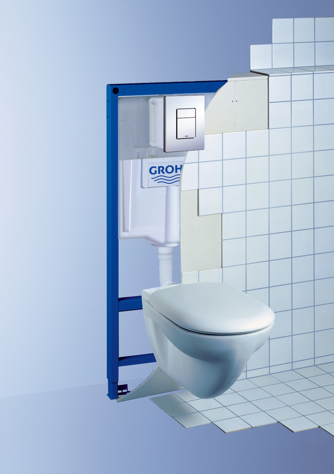 Система инсталляции для унитазов Grohe Rapid SL 38721001 3 в 1 с кнопкой смыва фото в интернет-магазине «Wasser-Haus.ru»