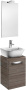 Мебель для ванной Roca Gap 45 тиковое дерево фото в интернет-магазине «Wasser-Haus.ru»
