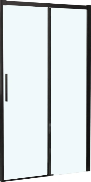 Душевой уголок RGW Leipzig LE-12B+90 см (197-201)x90x195 профиль черный матовый, стекло прозрачное фото в интернет-магазине «Wasser-Haus.ru»