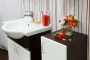 Мебель для ванной Sanflor Мокко 60 венге, белая фото в интернет-магазине «Wasser-Haus.ru»