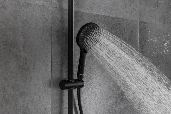 Душевая стойка Gappo G95 G2495-5 черная фото в интернет-магазине «Wasser-Haus.ru»