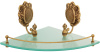 Полка Migliore Cleopatra 16638 угловая, бронза фото в интернет-магазине «Wasser-Haus.ru»