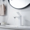 Смеситель для раковины Shevanik S6101C, белый фото в интернет-магазине «Wasser-Haus.ru»
