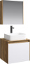 Мебель для ванной Aqwella 5 stars Mobi 60 дуб балтийский, белая фото в интернет-магазине «Wasser-Haus.ru»