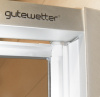 Душевой уголок GuteWetter Practic Square GK-404 левая 75x75 см стекло бесцветное, профиль матовый хром фото в интернет-магазине «Wasser-Haus.ru»