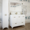 Мебель для ванной Sanflor Ванесса 105 напольная, белая фото в интернет-магазине «Wasser-Haus.ru»