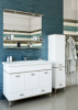 Мебель для ванной Sanflor Бруно 105 белый, орегон, напольная фото в интернет-магазине «Wasser-Haus.ru»