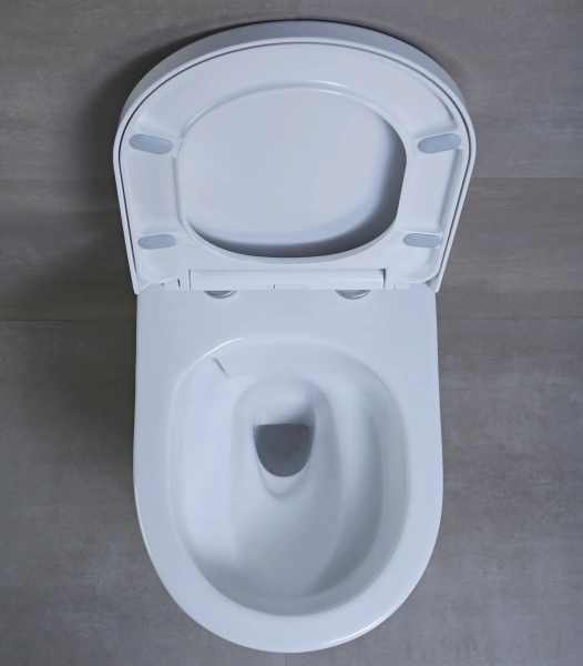 Унитаз подвесной beWash Bogen 88393201 безободковый с микролифтом, белый фото в интернет-магазине «Wasser-Haus.ru»