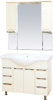Мебель для ванной Misty Жасмин 105 бежевая эмаль фото в интернет-магазине «Wasser-Haus.ru»