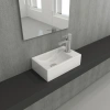 Рукомойник BOCCHI Mini 1419-001-0326 R, глянцевый белый фото в интернет-магазине «Wasser-Haus.ru»