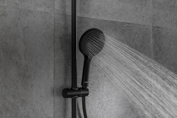 Душевая стойка Gappo G95 G2495-5 черная фото в интернет-магазине «Wasser-Haus.ru»