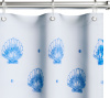 Штора для ванной Fora PH69 180х180 см, голубой жемчуг фото в интернет-магазине «Wasser-Haus.ru»