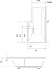 Ванна из искусственного камня Цвет и Стиль Фишка R 170х80, с ножками фото в интернет-магазине «Wasser-Haus.ru»