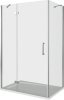 Душевой уголок Good Door Saturn WTW+SP левый 130х80х185 см фото в интернет-магазине «Wasser-Haus.ru»