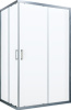Душевой уголок Vegas Glass ZA-F Novo 110*100 07 01 профиль матовый хром, стекло прозрачное фото в интернет-магазине «Wasser-Haus.ru»