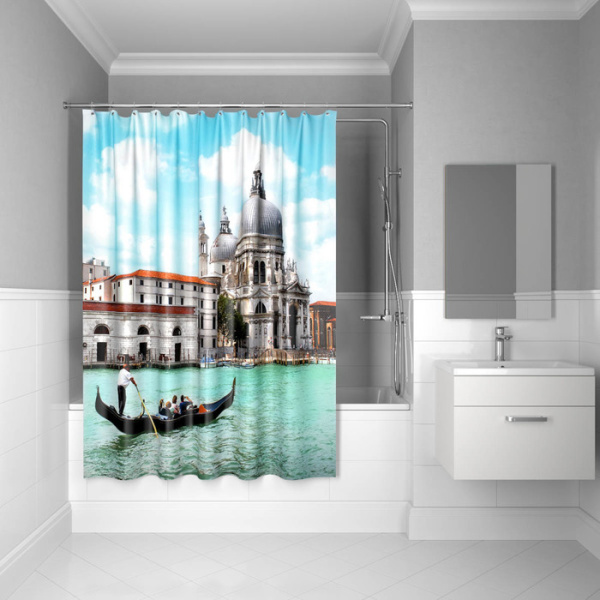Штора для ванной IDDIS Venice Moments фото в интернет-магазине «Wasser-Haus.ru»
