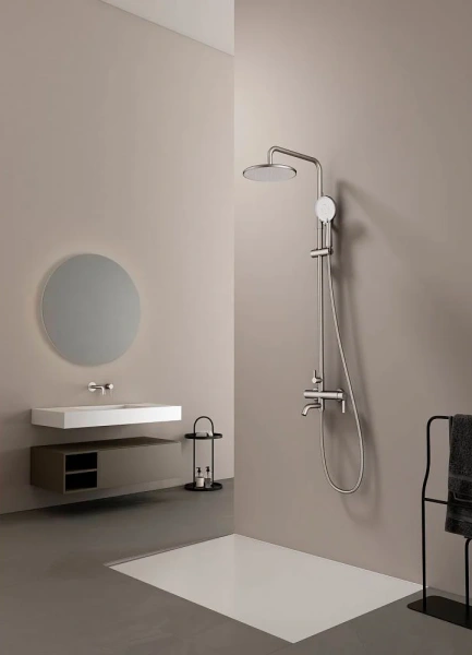 Душевая стойка Splenka S221 S221.24.05, сатин фото в интернет-магазине «Wasser-Haus.ru»