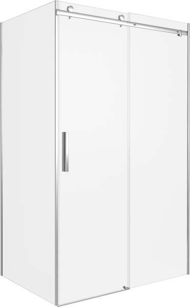 Душевой уголок Good Door Galaxy WTW+SP-C-В 130x100, профиль черный фото в интернет-магазине «Wasser-Haus.ru»