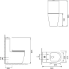 Унитаз-моноблок SantiLine SL-5011SM-BD безободковый, с микролифтом, встроенный смеситель фото в интернет-магазине «Wasser-Haus.ru»