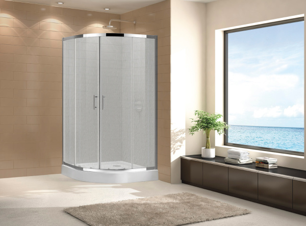 Душевой уголок Cezares Eco O-R-2-90-P-Cr стекло punto фото в интернет-магазине «Wasser-Haus.ru»