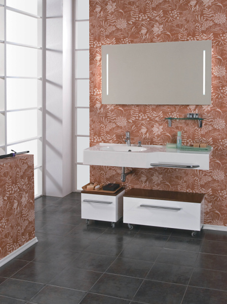 Мебель для ванной Акватон Отель 127 левая фото в интернет-магазине «Wasser-Haus.ru»