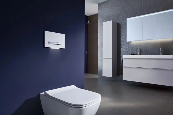 Унитаз подвесной Geberit Smyle Square 500.685.01.1 с микролифтом фото в интернет-магазине «Wasser-Haus.ru»