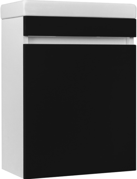 Мебель для ванной Style Line Compact 40 Люкс, черная фото в интернет-магазине «Wasser-Haus.ru»