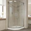 Душевой уголок Vegas Glass ZS-F 100*80 08 01 профиль глянцевый хром, стекло прозрачное фото в интернет-магазине «Wasser-Haus.ru»