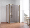 Душевой уголок Vegas Glass ZP+ZPV 140*80 05 05 профиль бронза, стекло бронза фото в интернет-магазине «Wasser-Haus.ru»