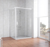 Душевой уголок Vegas Glass ZP+ZPV 140*90 01 01 профиль белый, стекло прозрачное фото в интернет-магазине «Wasser-Haus.ru»