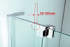 Душевой уголок Cezares Slider AH 1 100-70/80 C Cr профиль хром, стекло прозрачное фото в интернет-магазине «Wasser-Haus.ru»