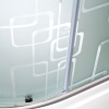 Душевая кабина DETO EM4580LED+GM с высоким поддоном, с сиденьем фото в интернет-магазине «Wasser-Haus.ru»