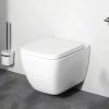 Унитаз подвесной AM.PM Gem C901701SC безободковый, с микролифтом фото в интернет-магазине «Wasser-Haus.ru»