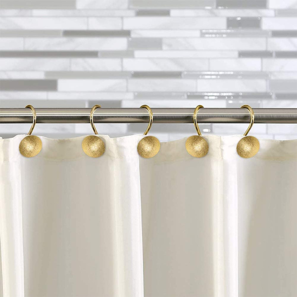 Крючки для шторы Carnation Home Fashions Buttons Gold фото в интернет-магазине «Wasser-Haus.ru»