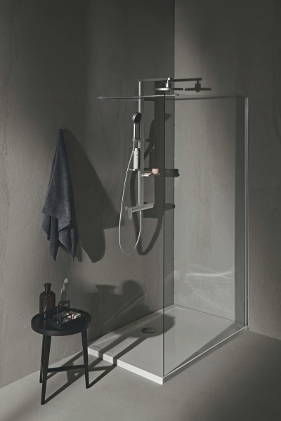 Душевая стойка Ideal Standard Alu+ BD584SI, silver фото в интернет-магазине «Wasser-Haus.ru»