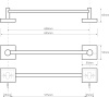Полотенцедержатель Bemeta Beta 132104042 фото в интернет-магазине «Wasser-Haus.ru»