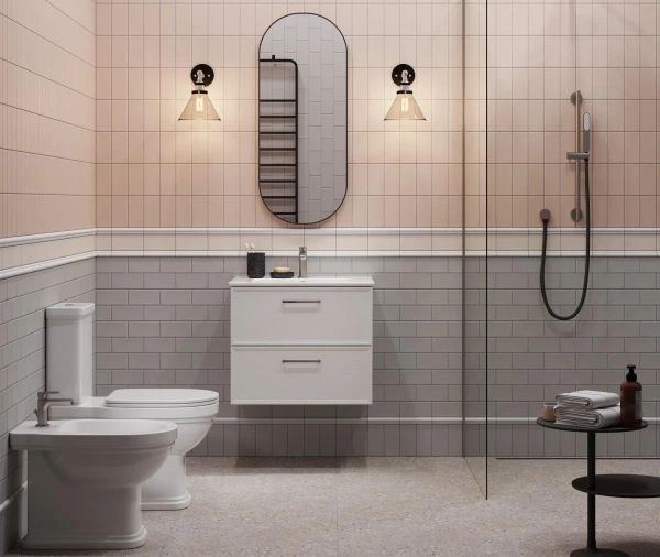 Мебель для ванной Kerama Marazzi Piano Classic 75 подвесная, ясень белый матовый фото в интернет-магазине «Wasser-Haus.ru»
