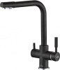 Смеситель Steel Hammer SH 552 Black Cr для кухонной мойки фото в интернет-магазине «Wasser-Haus.ru»