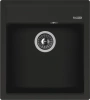 Комплект Мойка кухонная Florentina Липси 460 антрацит + Смеситель Омега FL антрацит фото в интернет-магазине «Wasser-Haus.ru»