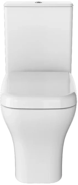 Унитаз-компакт VitrA Polar 9843B003-7201 безободковый, с микролифтом фото в интернет-магазине «Wasser-Haus.ru»