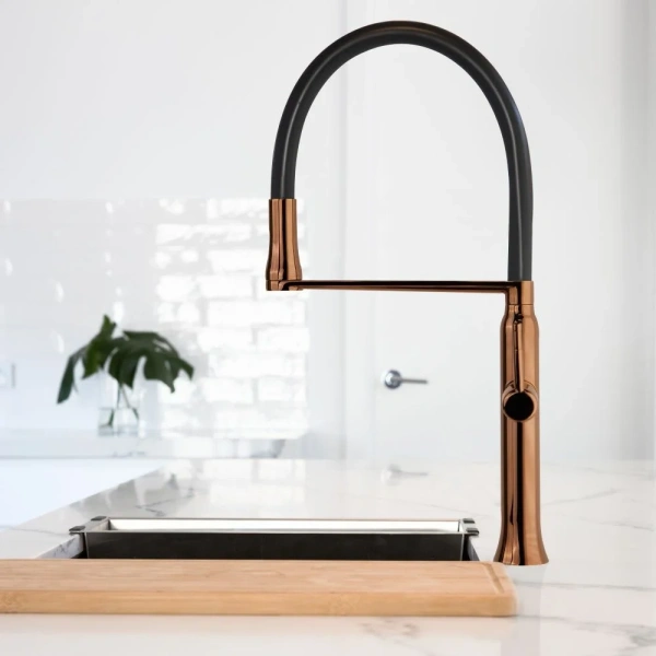Смеситель для кухни Ramonsoler Kitchen Magnet 388801MACU медь фото в интернет-магазине «Wasser-Haus.ru»