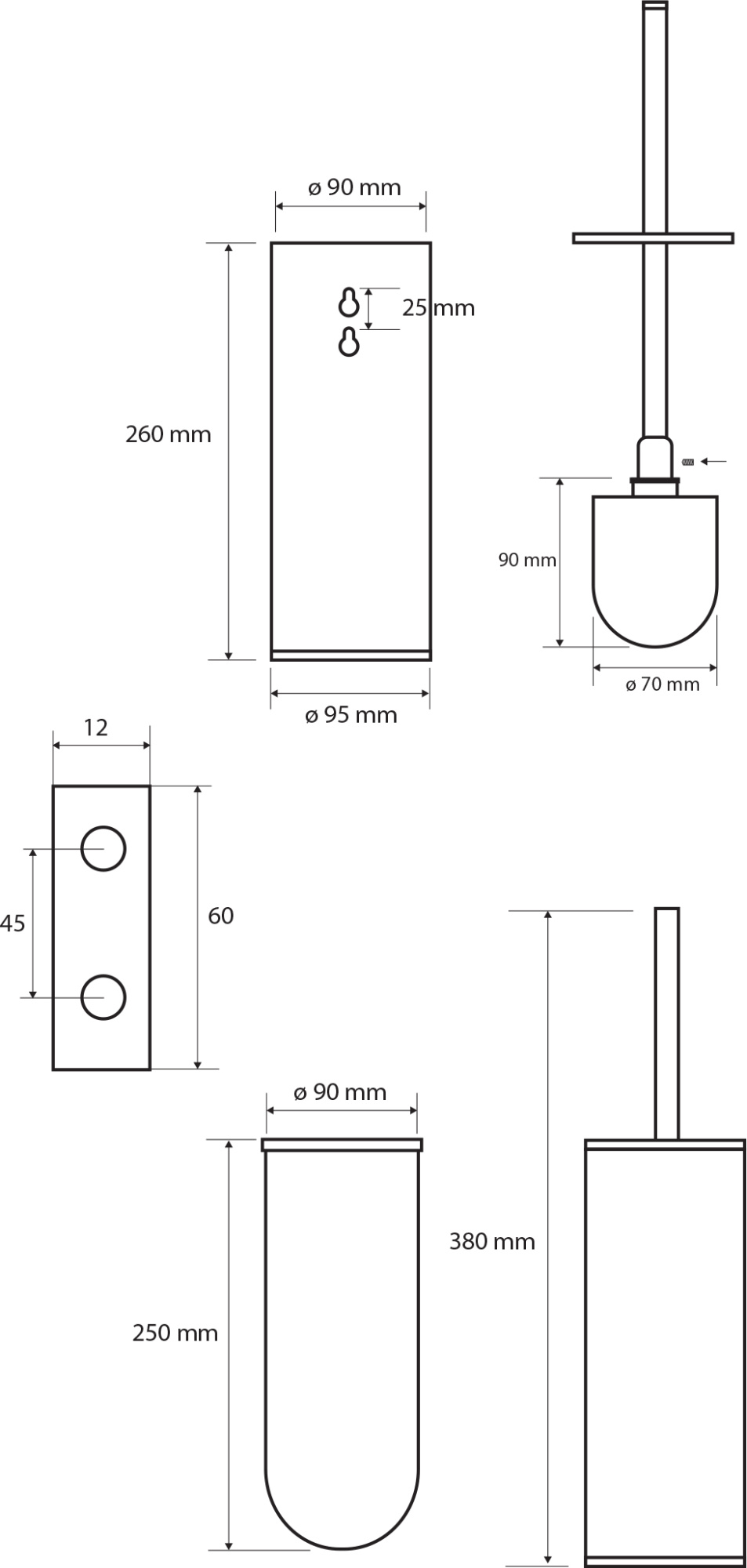 Ершик Bemeta White 102313064 фото в интернет-магазине «Wasser-Haus.ru»