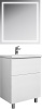 Мебель для ванной Am.Pm Gem 60 белый глянец, с 2 ящиками фото в интернет-магазине «Wasser-Haus.ru»